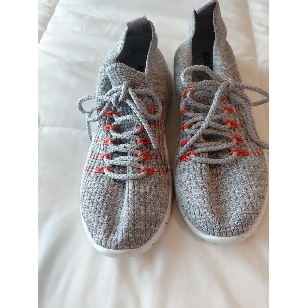 Kelisi Walking Tennis Athletic Sport Lightweight Slip On Sneakers White Size 8